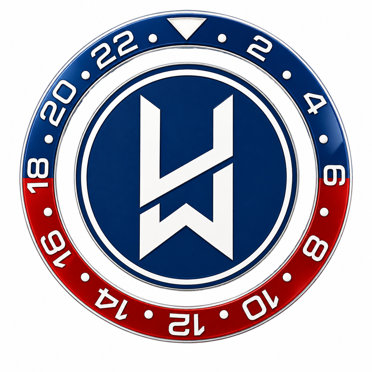 NAVY / RED standalone GMT bezel artwork